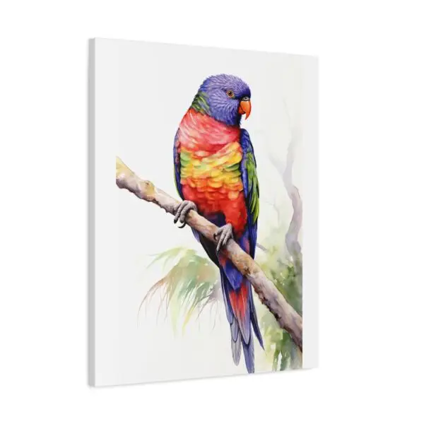 Rainbow Lorikeet Watercolor Art Parrot