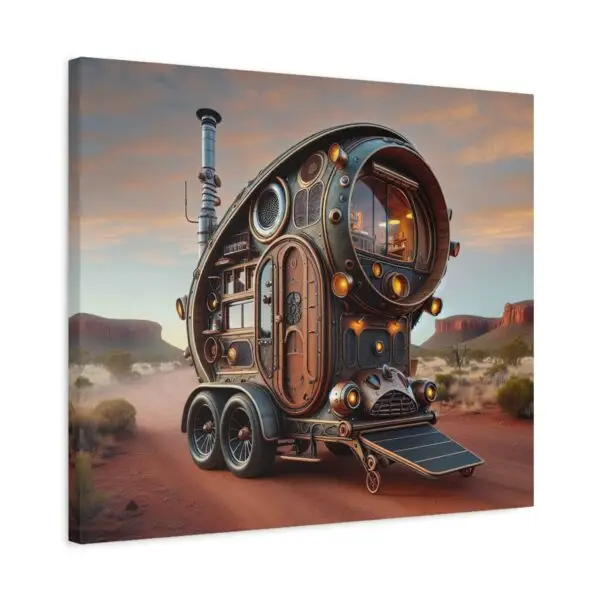 Retro Nomad Caravan Digital Art