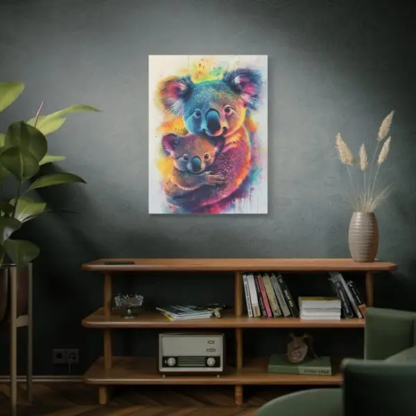Koala Embrace Print 30x40 - Australian Wildlife Decor