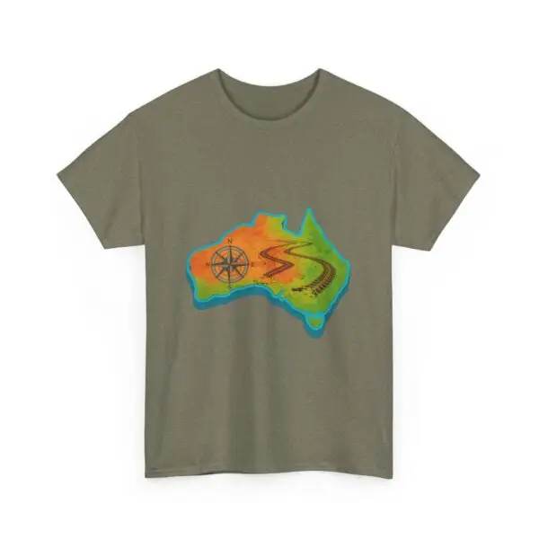 Vibrant Australia Map Tee, Comfortable Summer Shirt, Casual Wear, Gift for Travelers, Unique Graphic Tee - Image 23