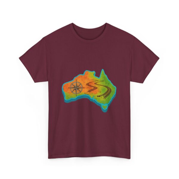 Vibrant Australia Map Tee, Comfortable Summer Shirt, Casual Wear, Gift for Travelers, Unique Graphic Tee - Image 19